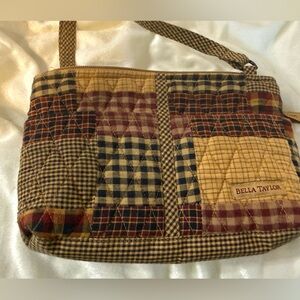 Bella Taylor Primitive Patch Crossbody Bag EUC
